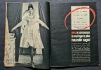 Paris Match n° 624 du 25 Mars 1961 : La Mariée de la Nouvelle Vague. Le Roman d'amour d'Anna Karina et Jean-Luc Godard a commencé par une petite ...