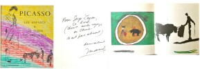  Picasso. Les enfants & les Toros de Vallauris. ( Avec superbe dédicace de Jean Marcenac à à Serge Zeyons ).. ( Beaux-Arts ) - Pablo Picasso - Jean ...