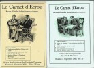 Le Carnet d'Ecrou n° 1 et 2 : Revue d'études Holmésienes et autres. ( Micro-tirage ).. ( Sherlock Holmes - Sir Arthur Conan Doyle - Pastiches ) - ...