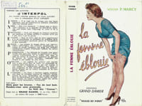 Jaquette originale de Alain Gourdon dit Aslan pour le livre de Vivian P.Marcy : La Femme éblouie.