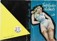 Jaquette originale de Alain Gourdon dit Aslan pour le livre de Gino Arnoldi : Interludes Charnels.