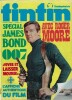 Journal Tintin, l'hebdoptimiste, nouvelle série n° 49 spécial : James Bond 007, " Vivre et laisser mourir " avec Roger Moore et poster de l'affiche du ...