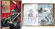 Gorn, tome 1 : Même la Mort... ( Avec magnifique dessin original pleine page, signé, de Tiburce Oger ).. ( Bandes Dessinées ) - Tiburce Oger.