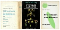 Chroniques Martiennes. ( Avec très rare jaquette illustrée ).. ( Collection Présence du Futur - Littérature adaptée au Cinéma ) - Ray Bradbury