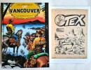 Une Aventure de Tex Willer, tome 16 : Vancouver. ( Avec Ex Libris, hommage à Tex, n° 13 illustré en noir par Cézard ). . ( Bandes Dessinées - Tex ...