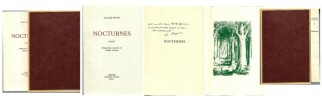 Nocturnes. Illustrations originales de André Hofer. ( Un des 700 exemplaires, numérotés sur vélin du marais, avec belle dédicace de Charles Boyer ). . ...