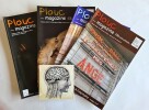 Plouc Magazine n&deg; 28, 29, 30 et 31. Suppl&eacute;ment au fanzine " Ange " &eacute;dit&eacute; par " Un pied dans la Marge ". Ann&eacute;e 2008 compl&egrave;te  avec le DVD " Archives ", ...