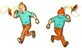 PLV : Figurine Tintin de 1985.. ( Bandes Dessinées - Figurines et Pixis - Objets Para-BD ) - Georges Rémi dit Hergé - Tintin