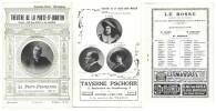 Photo-Programme du Théâtre de la Porte Saint-Martin. Le Bossu. Drame en 5 actes et 10 tableaux.. ( Théâtre ) - Paul Féval - Auguste Anicet-Bourgeois.