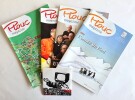 Plouc Magazine n&deg; 40, 41, 42 et 43. Suppl&eacute;ment au fanzine " Ange " &eacute;dit&eacute; par " Un pied dans la Marge ". Ann&eacute;e 2011 compl&egrave;te  avec le DVD " Plouc T&eacute;v&eacute; ...