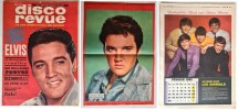Disco-Revue, Le Lien Internationale des Rockers, n&deg; 6 du 1 f&eacute;vrier 1965, sp&eacute;cial Elvis Presley. ( Complet du poster de Elvis Presley ).. ( Rock ) - ...