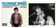 Rare 45 tours Ronnie Bird accompagn&eacute; par Mickey Baker et the " Blue Men " : L'amour nous rend fou - Pour toi - Tout seul - Je ne mens pas. . ( Rock - ...