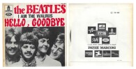 Rare 45 tours The Beatles : Hello, Goodbye - I Am the Walrus.. ( Disques - Rock ) - The Beatles.