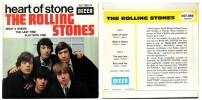 Rare 45 tours. The Rolling Stones : Heart Of Stone - What A Shame - The Last Time - Play With Fire.. ( Disques - Rock ) - The Rolling Stones. 