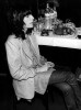 Patti Smith : Photographie originale, argentique, en noir et blanc prise lors d'une interview fin des ann&eacute;es 70.. ( Photographies - Musique Rock ) - ...