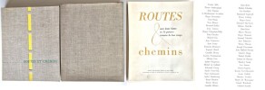 Routes et Chemins avec Jean Giono et 56 Peintres de leur Temps.  ( Complet du facsimil&eacute; de la lettre d'Edouard Goerg ).. ( Livres illustr&eacute;s ) - Jean ...