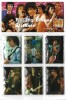 Rare planche de 6 stickers vintage du groupe The Rolling Stones. ( Neuf, scell&eacute; ).. ( Rock ) - The Rolling Stones.