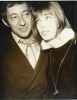 Photographie originale argentiques de Serge Gainsbourg et Jane Birkin.. ( Cin&eacute;ma - Musique - Photographie ) - Serge Gainsbourg - Jane Birkin.