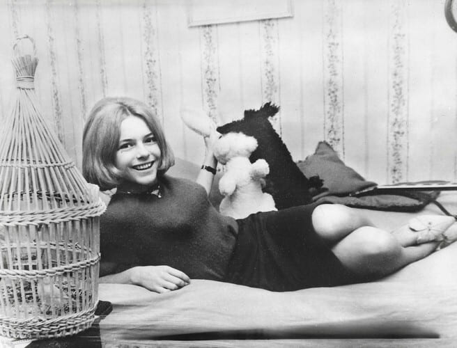 Superbe photographie originale en tirage argentique de France Gall en 1965.. ( Photographies - Musique ) - France Gall.