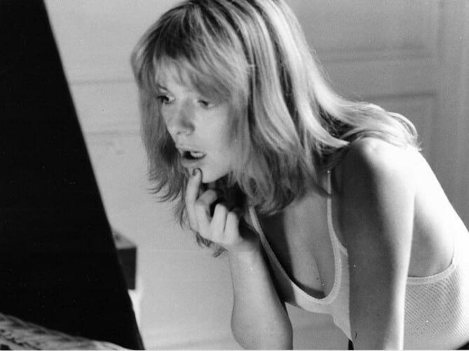 Superbe photographie en tirage argentique de France Gall devant un miroir.. ( Photographies - Musique ) - France Gall.
