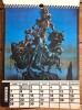 Calendrier M&eacute;tal Hurlant 1980.. ( Bandes Dessin&eacute;es ) - Jean Giraud dit Moebius ou Gir - Jean-Michel Nicollet - Fran&ccedil;ois Schuiten - Philippe Druillet - ...