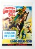 Rare affiche originale belge, d'exploitation en salles, pour le film am&eacute;ricain " Le Triomphe de Buffalo Bill - Pony Express ".. ( Cin&eacute;ma - Affiches - ...