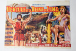 Rare affiche originale belge, d'exploitation en salles, pour le film franco-hispano-italien " Hercule et la Reine de Lydie (Herkules en de Koningin ...