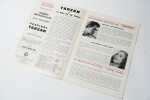 Rare dossier de presse / Guide Publicitaire pour le film Festival Tarzan d'apr&egrave;s Edgar Rice Burroughs.. ( Cin&eacute;ma - Dossier de Presse - Tarzan ) - ...