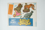 Walt Disney, productions France : Rare PLV avec 7 figurines en carton &agrave; suspendre extraite du film d'animation " Le Livre de la jungle ( The Jungle ...