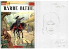 Jhen, tome 4 : Barbe-Bleue. ( Avec dessin original, sign&eacute; et dat&eacute;, de Jean Pleyers ).. ( Bandes Dessin&eacute;es ) - Jacques Martin - Jean Pleyers.