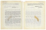 Lettre tapuscrite recto/verso, sign&eacute;e et dat&eacute;e par L&eacute;o Malet destin&eacute;e &agrave; l'&eacute;crivain Max Servais.. ( Max Servais ) - L&eacute;o Malet.
