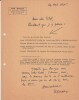 Belle lettre tapuscrite sign&eacute;e, dat&eacute;e et d&eacute;dicac&eacute;e par L&eacute;o Malet destin&eacute;e &agrave; l'&eacute;diteur, auteur et critique Alfred Eibel.. ( Alfred Eibel ) - L&eacute;o Malet.