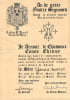 Carte de Chevalier de G&eacute;rald Bertot ( Thomas Owen ), remise par le Pr&eacute;vost et le Grand Ma&icirc;tre de La Confr&eacute;rie Saint-Arnoul du Comt&eacute; de Chiny.. ( ...