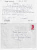 Superbe lot de 9 belles cartes manuscrites, sign&eacute;es de Thomas Narcejac &agrave; Michel Schepens ( 5 sont sous enveloppe avec l'adresse de l'exp&eacute;diteur ).. ( ...
