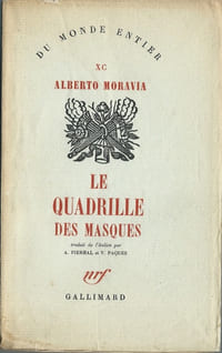 Le Quadrille des Masques. ( Tirage de Tête, numéroté à 205 exemplaires sur pur fil ).