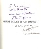 Vingt Mille et un Jours. Entretiens avec Serge Fauchereau. ( Dédicacé par les auteurs ). Philippe Soupault - Serge Fauchereau.