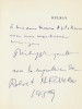 Helman. ( Avec belle double dédicace autographe de Philippe Soupault et Robert Helman ).. ( Beaux-Arts - Surréalisme ) - Philippe Soupault - Robert ...