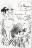 Tchantchès, Gamin des rues. ( Deux dessins originaux signés de François Walthéry et Didier Casten ).. ( Bandes Dessinées ) - François Walthéry - ...