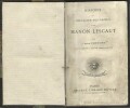 Histoire de Manon Lescaut et du Chevalier des Grieux avec 5 cartes postales colorisées, extraites, de l'Opéra de Giacomo Puccini avec Cesira Ferrani ...