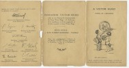 A Victor Hugo, Poète de l'Enfance. Pochette illustrée complète des 5 cartes postales illustrées par Poulbot.. Francisque Poulbot - Victor Hugo