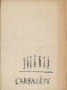 Le Balcon. ( Un des 3000 exemplaires numérotés sur lana filigrané avec en couverture une lithographie originale d' Alberto Giacometti + carton de la ...