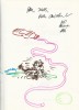 La Jungle en Folie : La Licorne de Brume. ( Avec superbe dessin original sur deux pages, signé par Mic Delinx. ). ( Bandes Dessinées ) - Mic Delinx - ...
