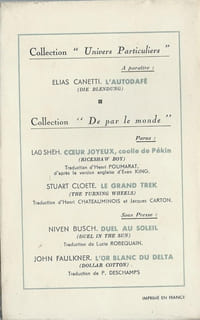 Monnaie de Singe. Soldiers' Pay. ( Un des 300 exemplaires numérotés sur vélin B.F.K. de Rives, du tirage de tête ).