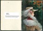 Peinture originale à la gouache ( portrait de jeune fille ) par Paul Pujol dans un livre ayant appartenu à une ou un inconnu, truffé de très nombreux ...