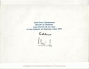 Carte de Voeux pour l'année 2000 avec illustration inédite de Guy Peellaert, intitulée " La République contre les bien-pensants ", signée par ...