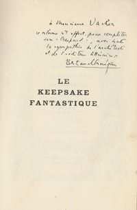 Le Keepsake Fantastique. ( Tirage numéroté sur pur fil, dédicacé par Bernard Guégan ).