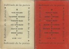 Recueils " Habitude de la Poésie " 1 et 2 de 1937. ( Série complète ).. ( Editions GLM / Guy Lévis Mano - Poésie ) - Paul Eluard - Valentine Penrose - ...