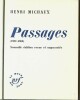 Passages ( 1937-1963 ). ( Cartonnage NRF d'après un dessin de l'auteur ).. ( Cartonnage NRF ) - Henri Michaux.