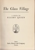 The Glass Village. ( Avec cordiale dédidace de Ellery Queen à Thomas Narcejac ).. ( Littérature en Anglais - Littérature dédicacée ) - Manfred B. Lee ...