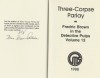 Fredric Brown in the Detective Pulps, tome 13 : Three-Corpse Parlay. ( Tirage unique à 450 exemplaires, numérotés et signés par Max Allan Collins ).. ...